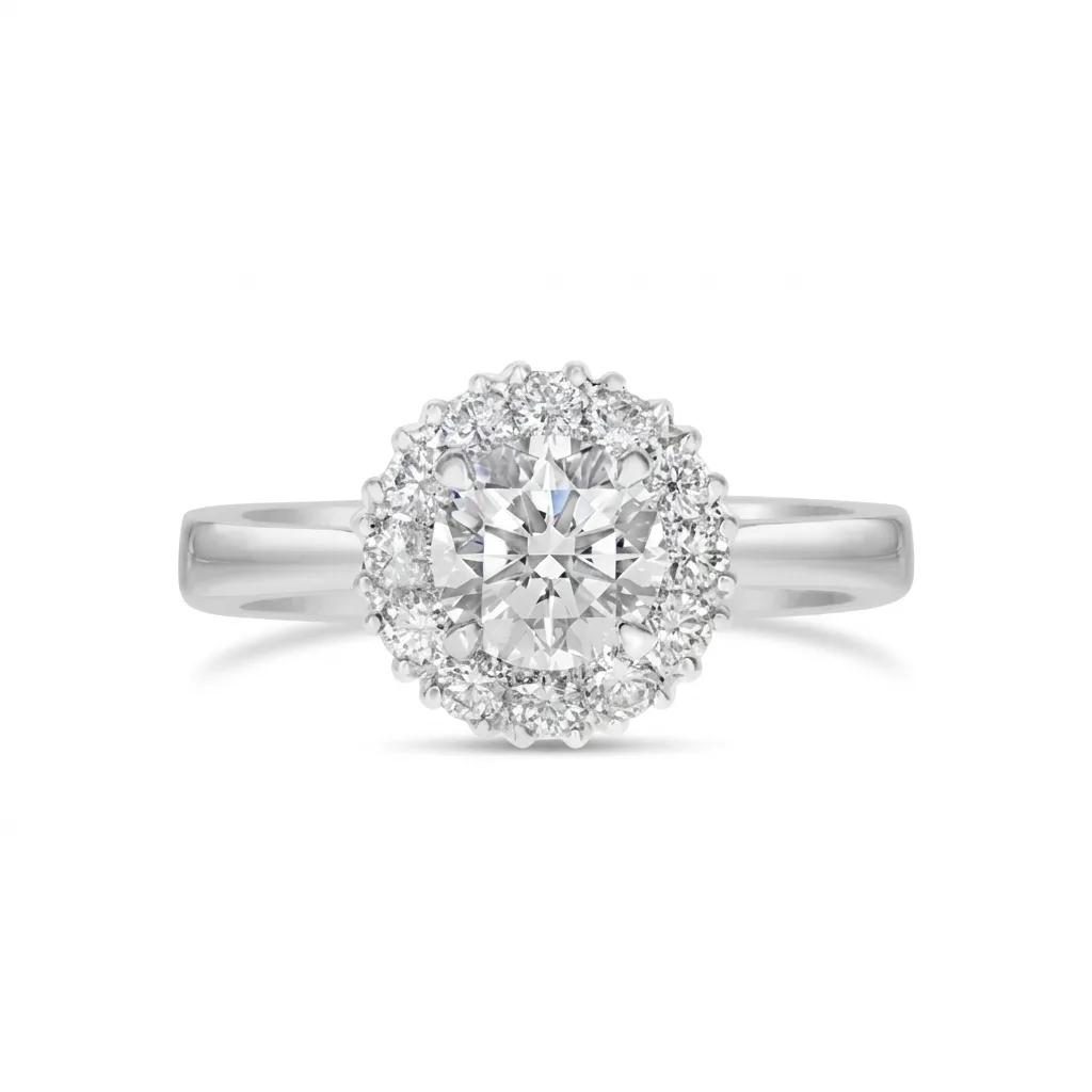 Luminosa Wedding Band in 950 Platinum with Diamonds