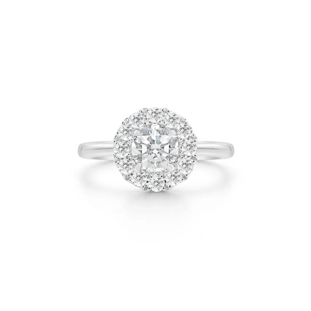 Luminosa Wedding Band in 950 Platinum with High-Quality Natural Diamonds FVS2
