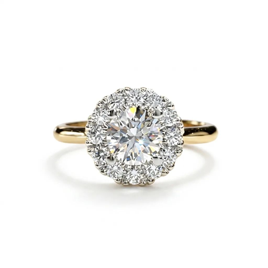 Luminosa Ring in 18ct Yellow Gold with EVS2 Diamonds, XXXN