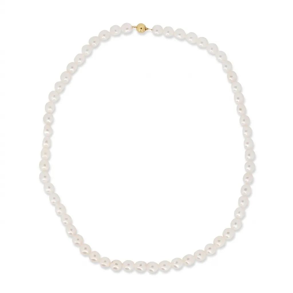 Multi Strand Akoya Pearl Necklace in 18ct Gold, 43cm