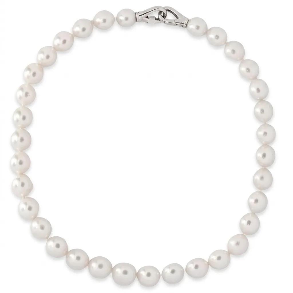 Broome Pearl Strand in 925 Sterling Silver, 49.5cm