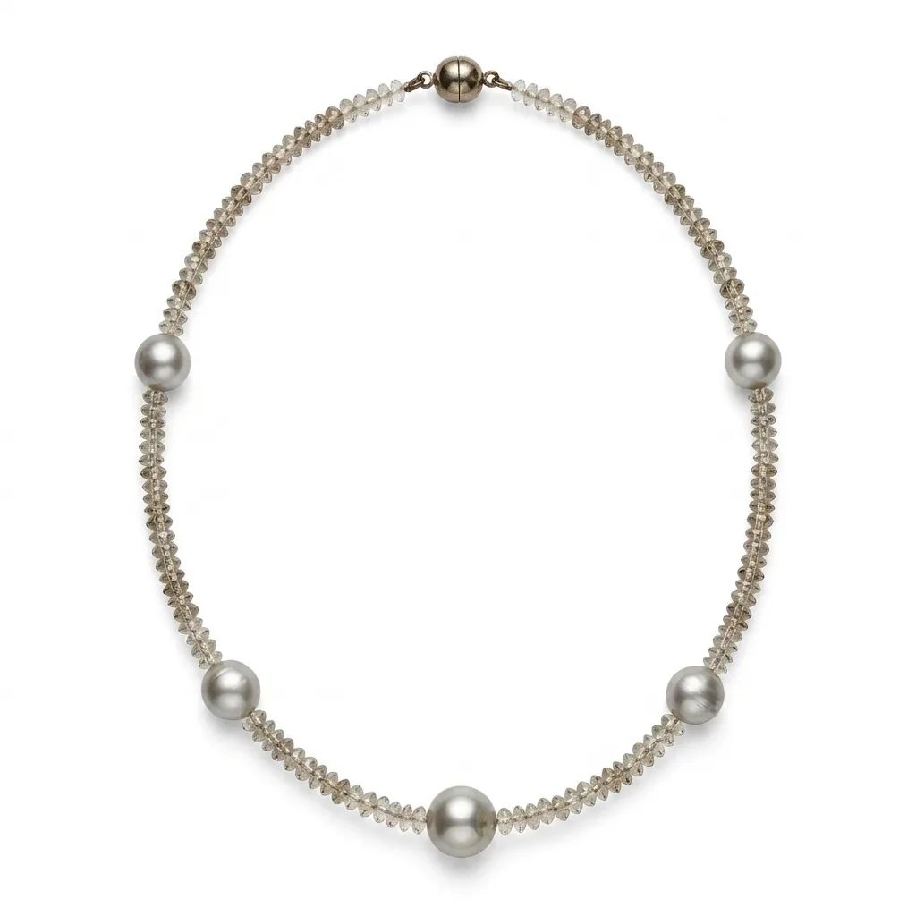 Golden South Sea Pearl & Citrine Multi-Strand Necklace, 41cm