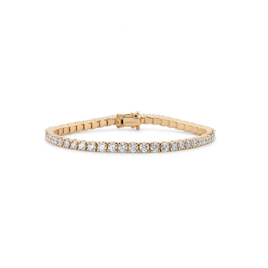 Diamond Tennis Bracelet in 18ct Yellow Gold