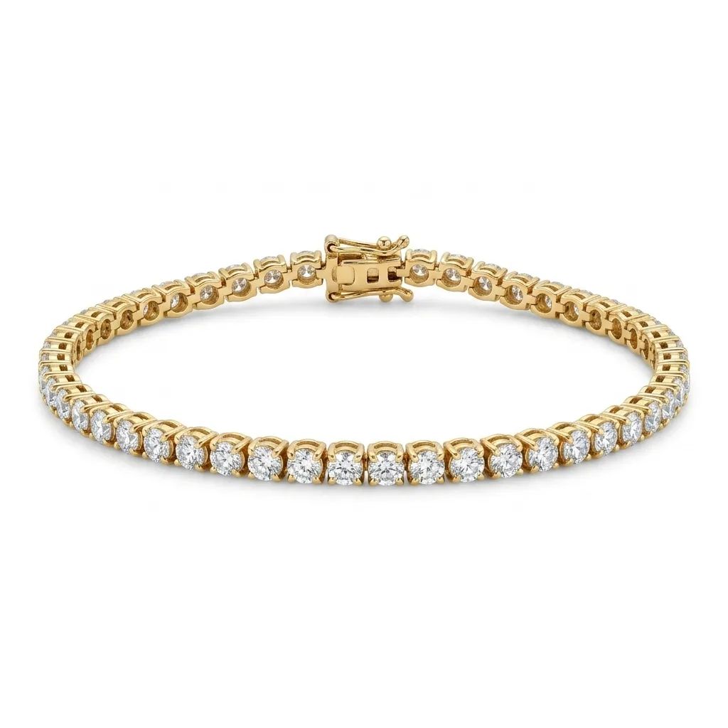 Diamond Tennis Bracelet in 18ct Rose Gold