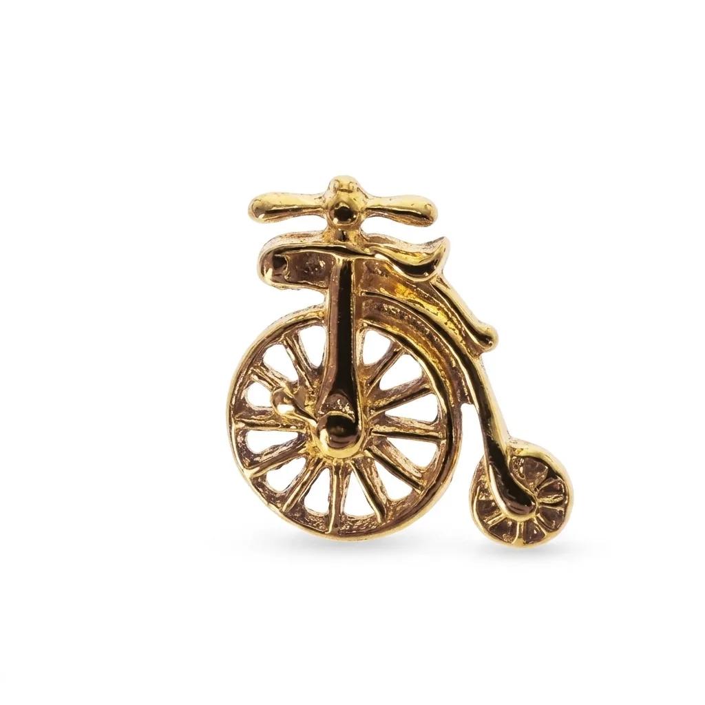 18ct Yellow Gold Bicycle Brooch