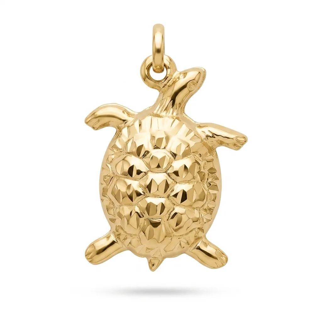 Turtle Pendant in 18ct Yellow Gold