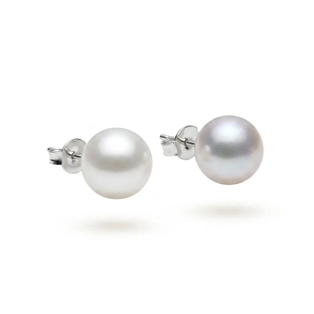 Akoya Pearl & White Gold Earrings