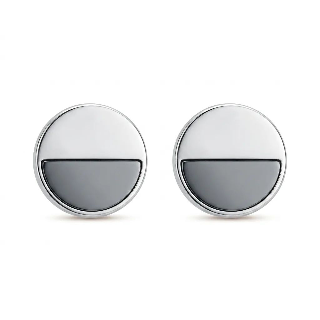Round Clip Earrings in 9ct White Gold with Diamonds
