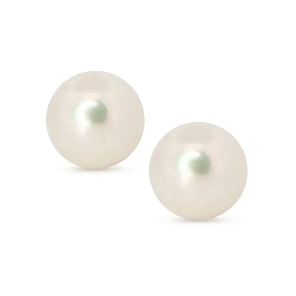 Broome Pearl Studs in 18ct Yellow Gold