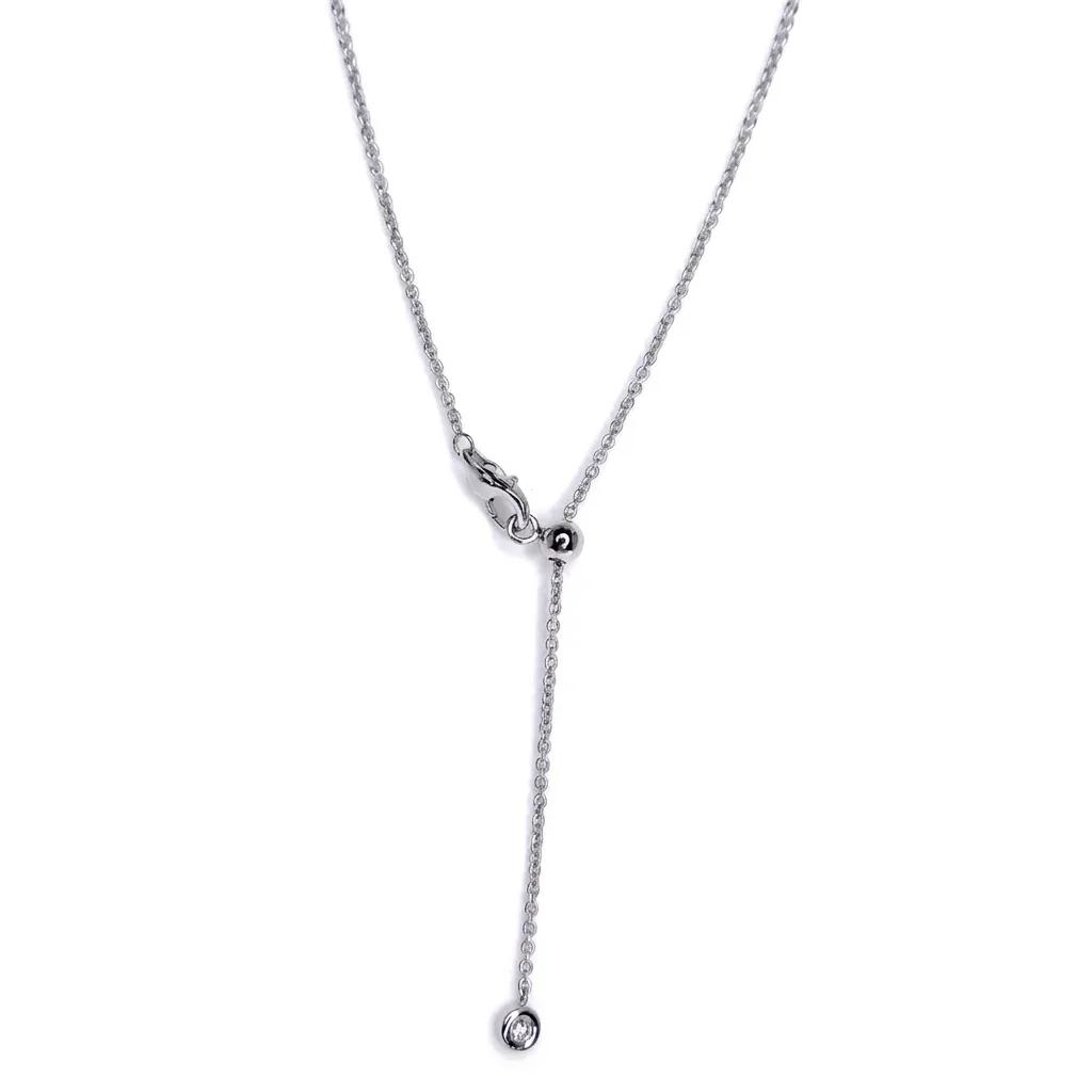 Adjustable Belcher Chain in 18ct White Gold