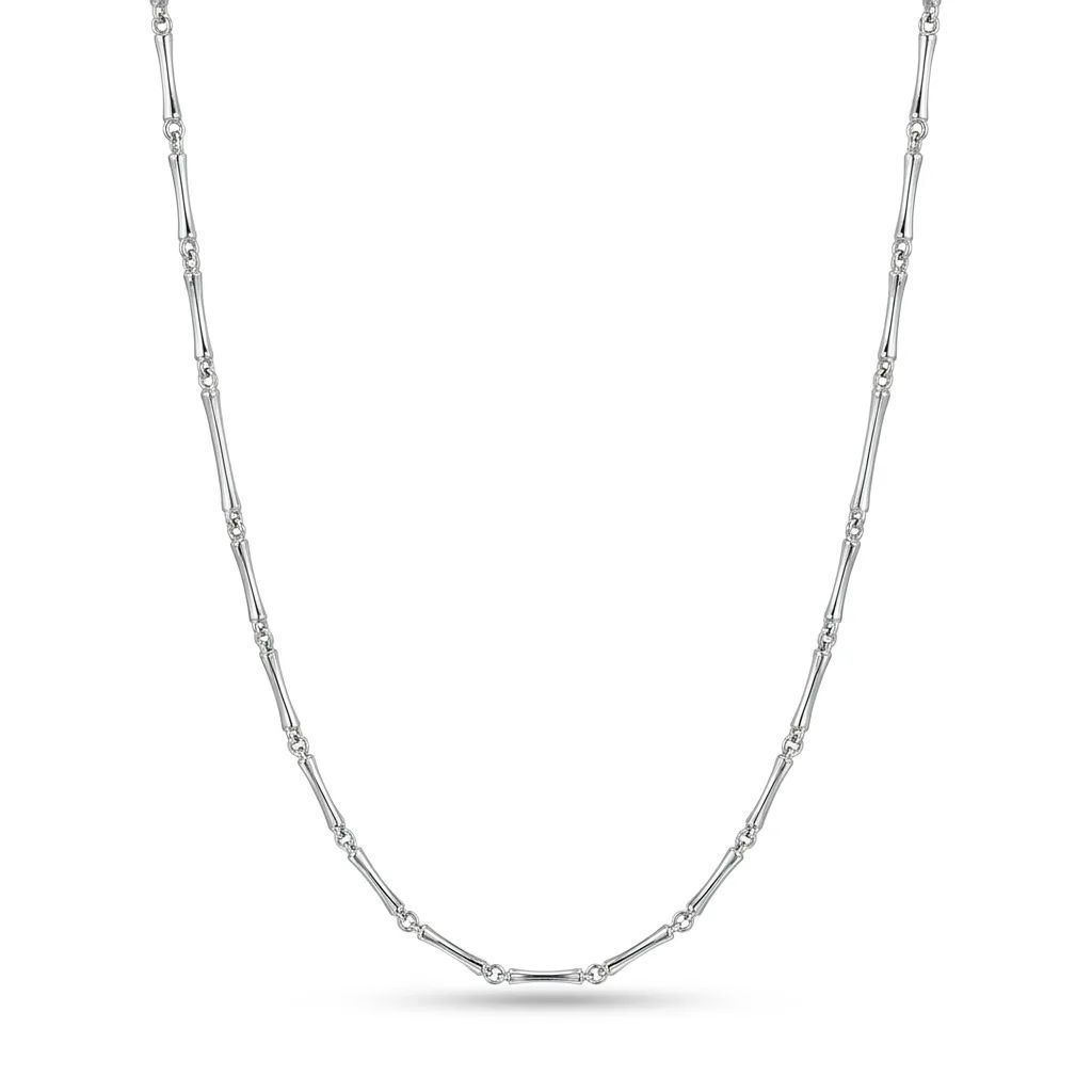 Fine Link Chain in 18ct White Gold