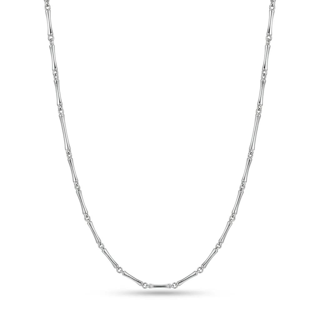Fine Link Chain in 18ct White Gold