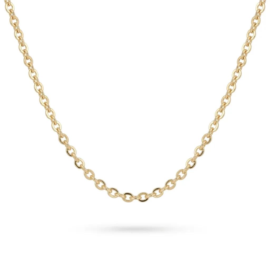 Belcher, Cut Chain in 18ct Yellow Gold, 50cm