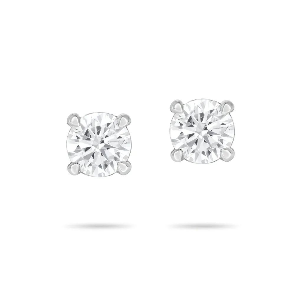 Diamond & Platinum Earrings