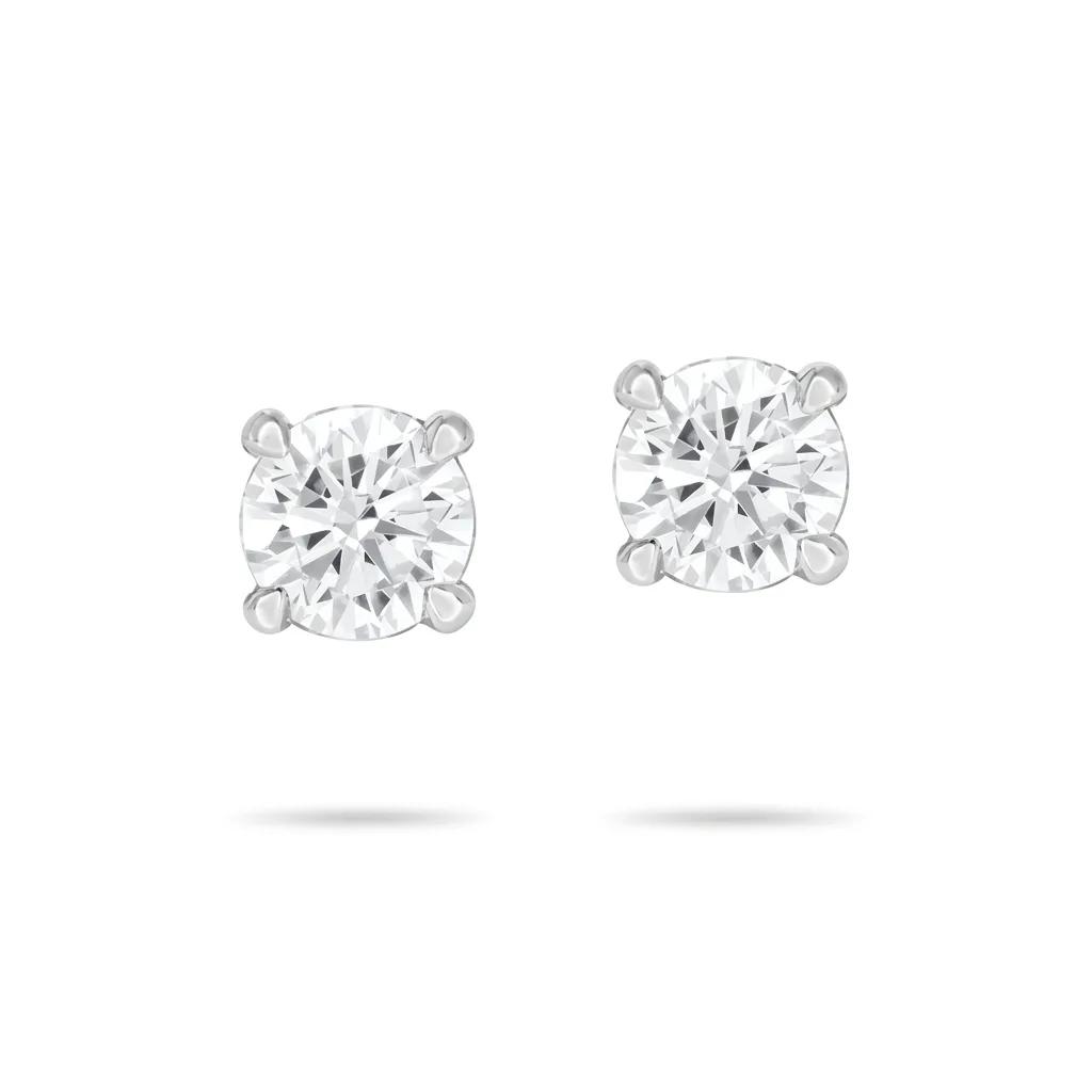 Diamond & Platinum Earrings