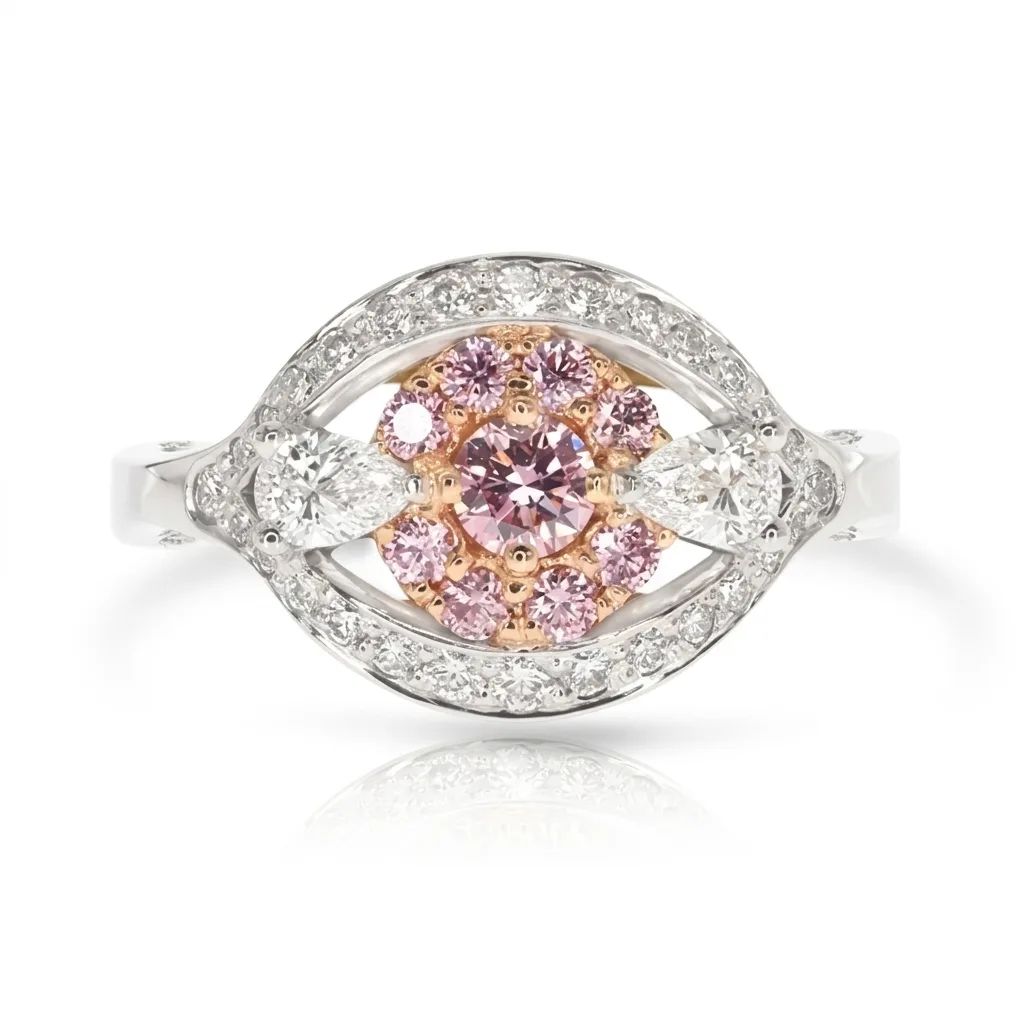 Argyle Pink Diamond Ring in 950 Platinum, FPP