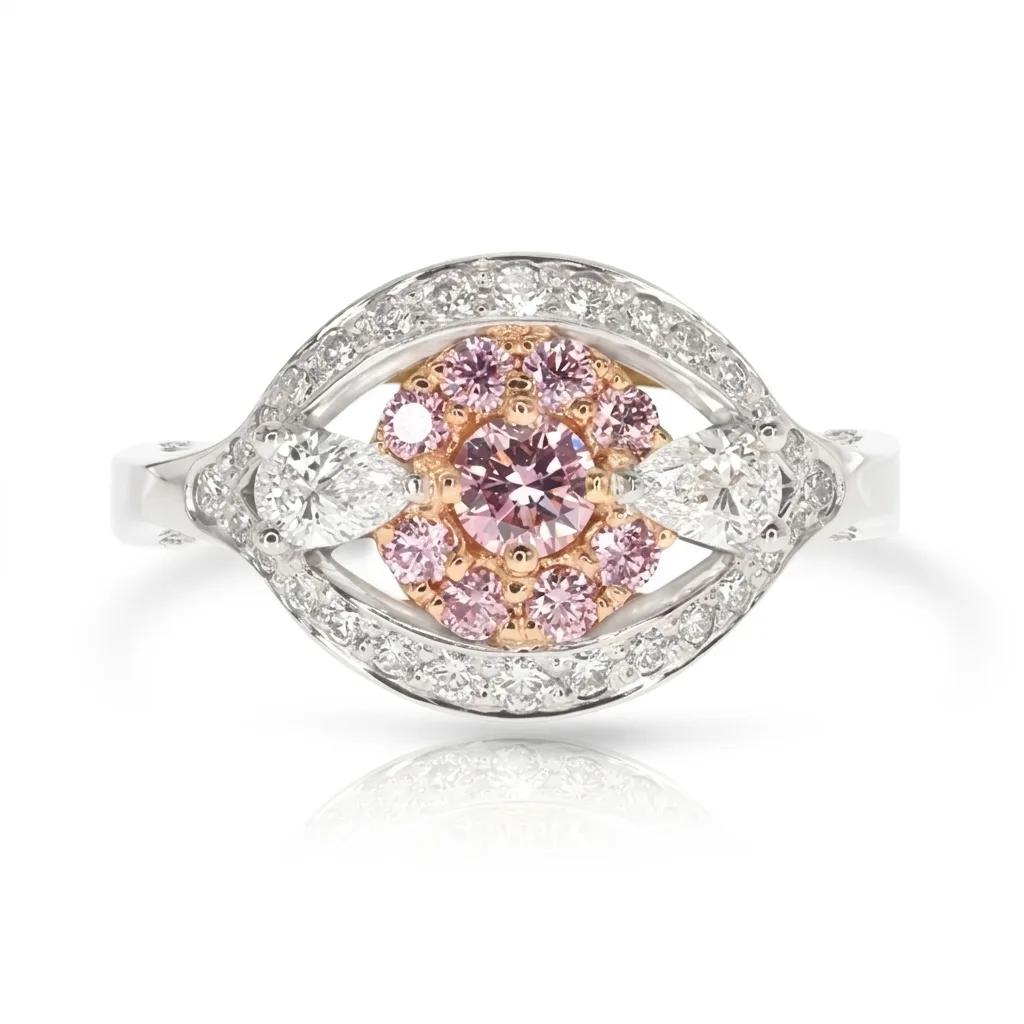 Argyle Pink Diamond Ring in 950 Platinum, FPP