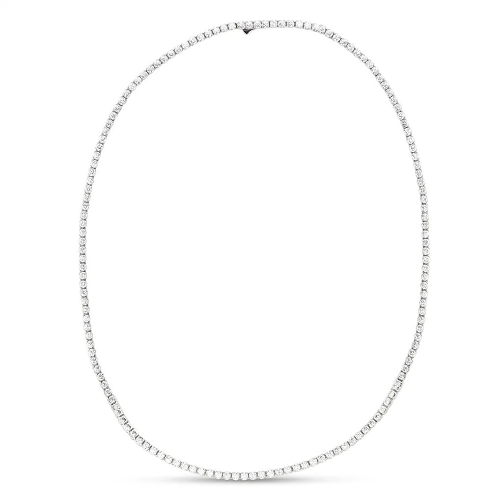 Platinum & Diamond Tennis Necklace