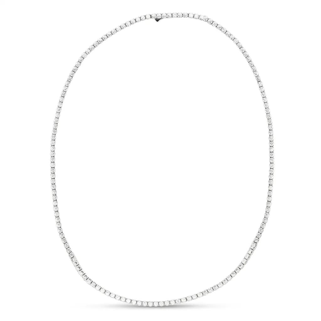 Platinum & Diamond Tennis Necklace