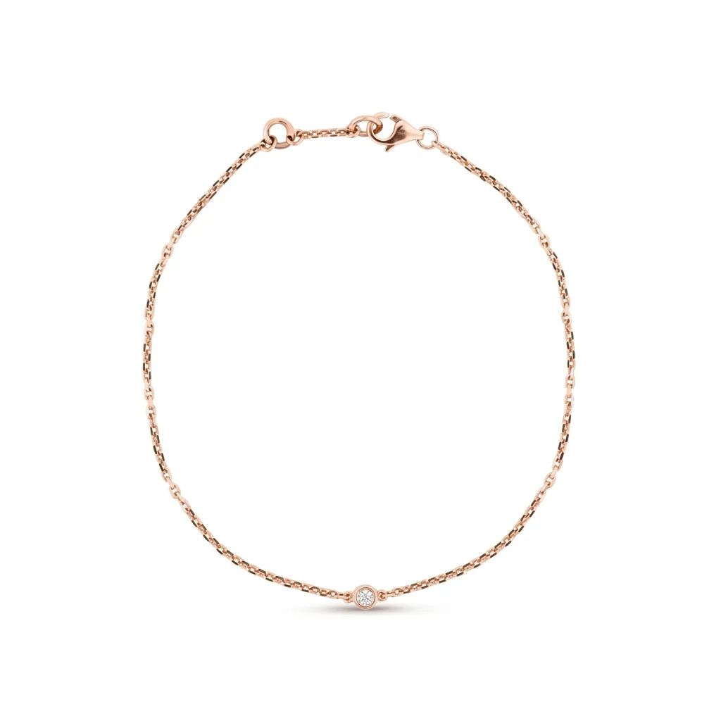 Belcher Floating Bracelet in 18ct Rose Gold
