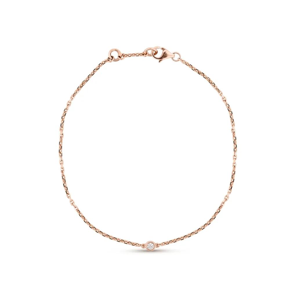 Belcher Floating Bracelet in 18ct Rose Gold