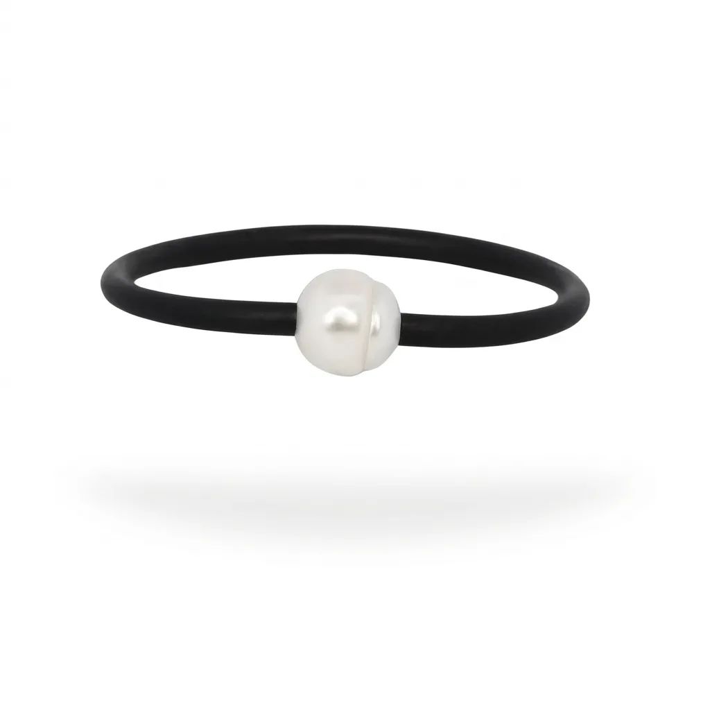 Neoprene Bracelet in 17cm, Broome Pearl