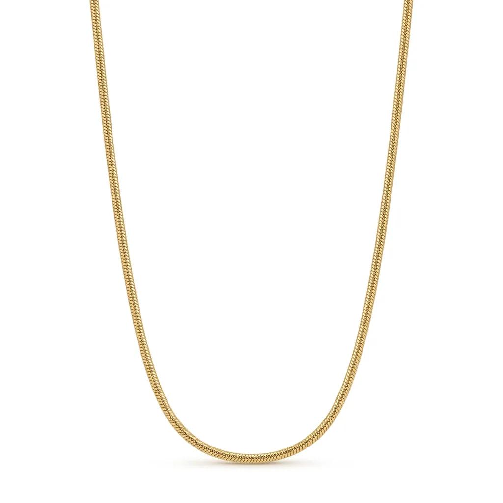 Snake Chain in 18ct Yellow Gold, 45cm