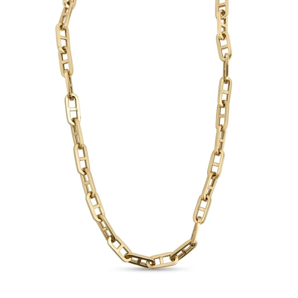 18ct Yellow Gold Flat Anchor Link Chain