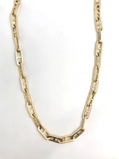 18ct Yellow Gold Flat Anchor Link Chain