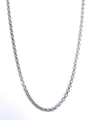 Belcher Chain in 18ct White Gold, 45cm