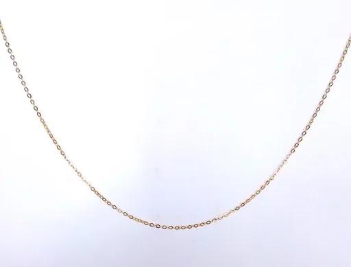 Laser Cut Belcher Chain in 18ct Yellow Gold, 45-42cm Adjustable