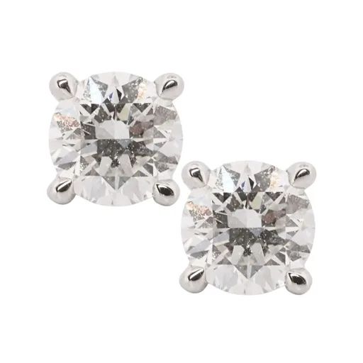 Diamond Studs in 18kt White Gold