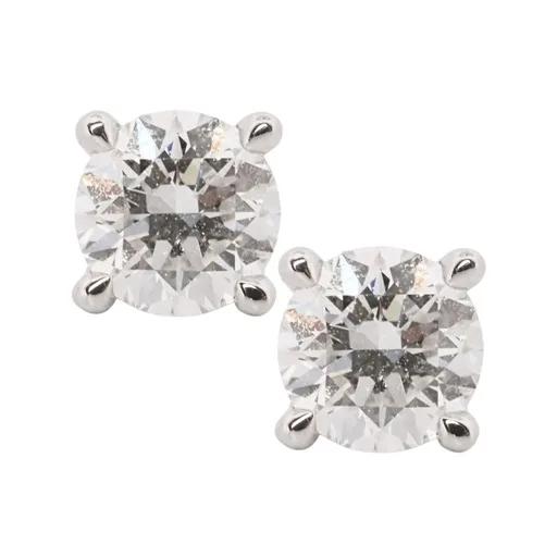 Diamond Studs in 18kt White Gold