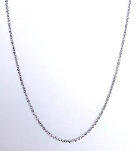 Belcher Chain in 18ct White Gold, 45cm