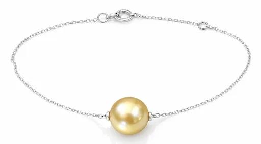 South Sea Pearl Bracelet in 18ct White Gold