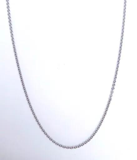 Belcher Chain in 18ct White Gold, 45cm