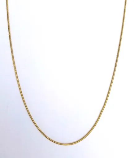 Snake Chain in 18ct Yellow Gold, 45cm