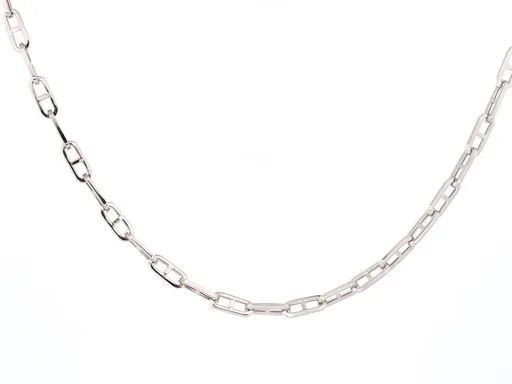 Anchor Link Chain in 18k White Gold