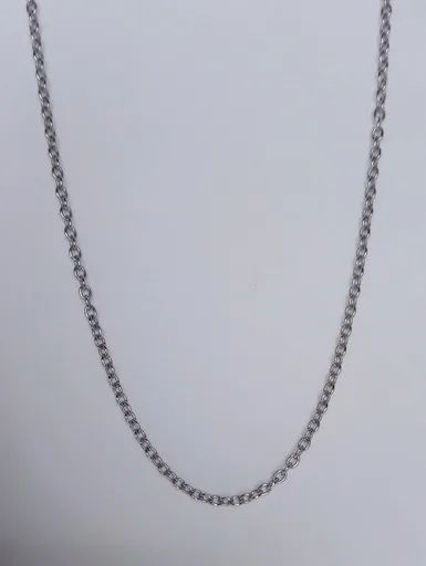Belcher Chain in 18ct White Gold, 45cm