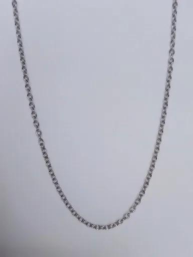 Belcher Chain in 18ct White Gold, 45cm