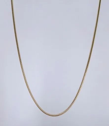 Franco Chain with Parrot Clasp in 18ct Yellow Gold, 45cm
