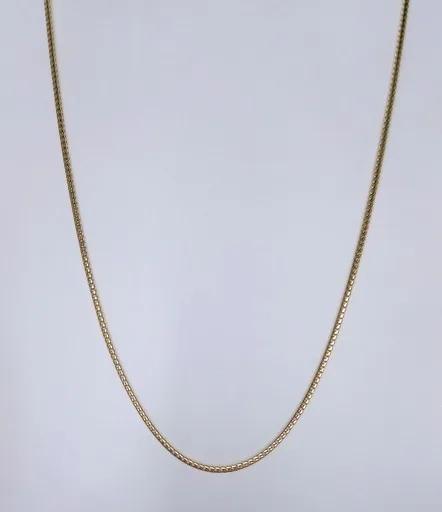 Franco Chain with Parrot Clasp in 18ct Yellow Gold, 45cm