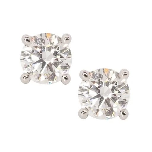 Diamond Studs in Platinum