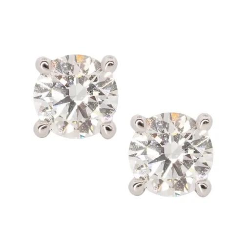 Diamond Studs in Platinum