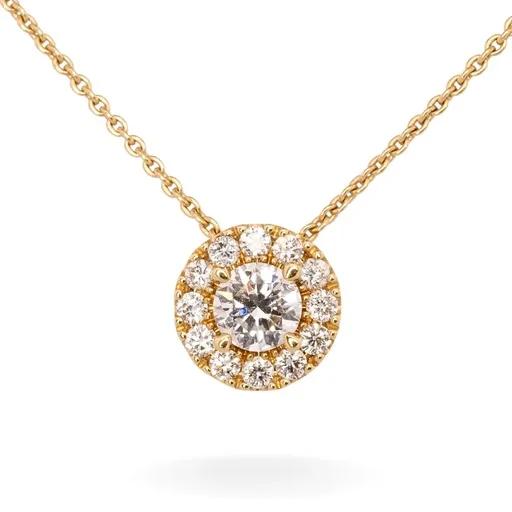 Diamond Pendant in 18ct Yellow Gold