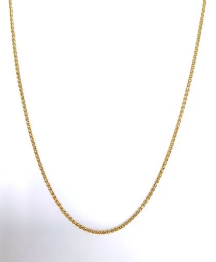 18ct Yellow Gold Wheat Chain