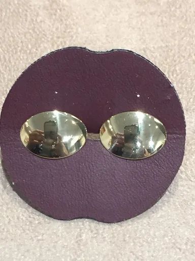 Oval Cufflinks in 18ct Yellow Gold