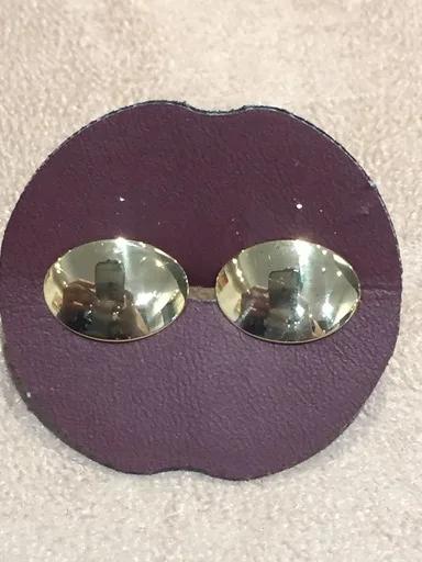 Oval Cufflinks in 18ct Yellow Gold