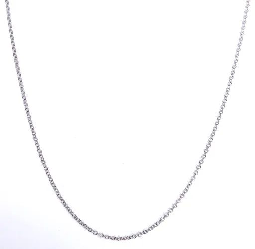 Belcher Chain in 18ct White Gold, 42cm