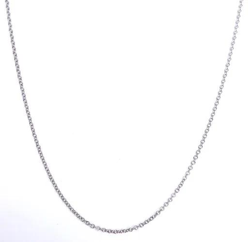 Belcher Chain in 18ct White Gold, 42cm